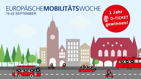 Key-Visual der Europäischen Mobilitätswoche